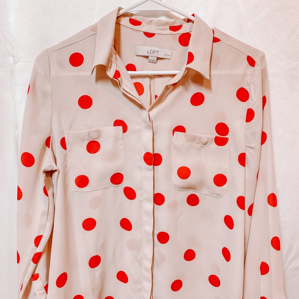 Polka Dot Loft Blouse